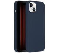 Accezz Coque Liquid Silicone avec MagSafe pour iPhone 15 Plus - Bleu foncé