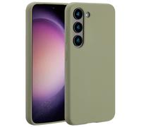Accezz Coque Liquid Silicone avec MagSafe pour Samsung Galaxy S23 - Cooper Green