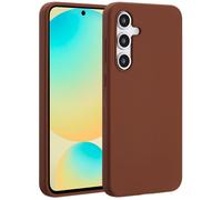 Accezz Coque Liquid Silicone avec MagSafe pour Samsung Galaxy S24 FE - New Tea Brown