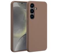 Accezz Coque Liquid Silicone avec MagSafe pour Samsung Galaxy S24 - Marron clair