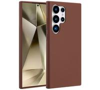 Accezz Coque Liquid Silicone avec MagSafe pour Samsung Galaxy S24 Ultra - New Tea Brown