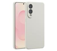 Accezz Coque Liquid Silicone avec MagSafe pour Samsung Galaxy S25 Edge - Stone