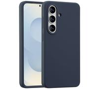 Accezz Coque Liquid Silicone avec MagSafe pour Samsung Galaxy S26 - Bleu foncé
