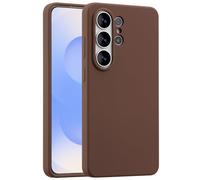 Accezz Coque Liquid Silicone avec MagSafe pour Samsung Galaxy S26 Ultra - New Tea Brown