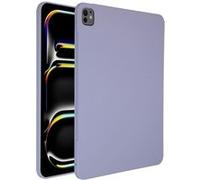 Accezz Accezz Coque Liquid Silicone avec porte-stylet iPad Pro 13 (2025) M5 / (2024) M4 Lila Lilas