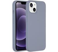 Accezz Coque Liquid Silicone pour Apple iPhone 14 / 13 - Lavender Gray