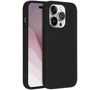 Accezz Coque Liquid Silicone pour Apple iPhone 14 Pro - Noir