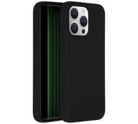 Accezz Coque Liquid Silicone pour Apple iPhone 15 Pro Max - Noir