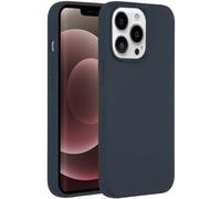 Accezz Coque Liquid Silicone pour iPhone 13 Pro Max - Bleu foncé