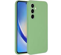 Accezz Coque Liquid Silicone pour Samsung Galaxy A35 - Vert
