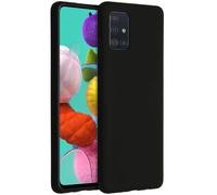 Accezz Accezz Coque Liquid Silicone Samsung Galaxy A51 Noir Noir