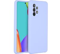 Accezz Coque Liquid Silicone pour Samsung Galaxy A52(s) (5G/4G) - Violet