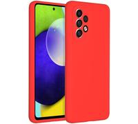 Accezz Coque Liquid Silicone pour Samsung Galaxy A53 - Rouge