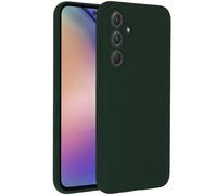 Accezz Coque Liquid Silicone pour Samsung Galaxy A55 - Forest Green