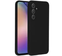 Accezz Coque Liquid Silicone pour Samsung Galaxy A55 - Noir