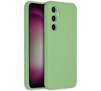 Accezz Coque Liquid Silicone pour Samsung Galaxy S23 FE - Vert