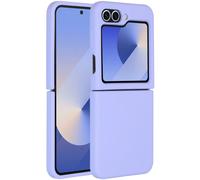 Accezz Coque Liquid Silicone pour Samsung Galaxy Z Flip 6 - Violet