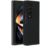 Accezz Coque Liquid Silicone pour Samsung Galaxy Z Fold 4 - Noir