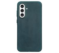 Accezz Coque MagSafe en cuir vintage pour Samsung Galaxy A56 - Smokey Green