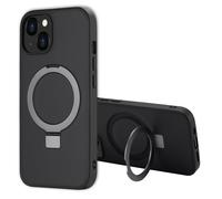 Accezz Coque Ring Stand avec MagSafe pour Apple iPhone 13 - Noir