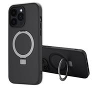 Accezz Coque Ring Stand avec MagSafe pour Apple iPhone 14 Pro Max - Noir