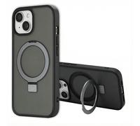 Accezz Coque Ring Stand avec MagSafe pour Apple iPhone 15 Pro - Noir