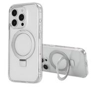 Accezz Coque Ring Stand avec MagSafe pour Apple iPhone 15 Pro - Transparent