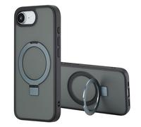 Accezz Coque Ring Stand avec MagSafe pour Apple iPhone 16e - Noir