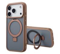 Accezz Coque Ring Stand avec MagSafe pour Apple iPhone 17 Pro - Marron