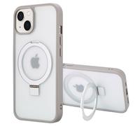 Accezz Accezz Coque Ring Stand avec MagSafe iPhone 13 Gris Gris