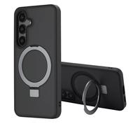 Accezz Ring Stand Backcover avec MagSafe pour le Samsung Galaxy S24 - Noir