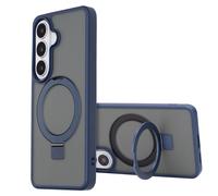 Accezz Coque Ring Stand avec MagSafe pour Samsung Galaxy S26 - Bleu