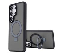 Accezz Coque Ring Stand avec MagSafe pour Samsung Galaxy S26 Ultra - Noir