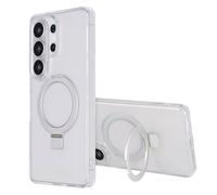 Accezz Coque Ring Stand avec MagSafe pour Samsung Galaxy S26 Ultra - Transparent