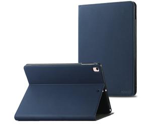 Accezz Coque tablette Classic pour Apple iPad 6 (2018) 9.7 pouces / iPad 5 (2017) 9.7 pouces / Air 2 (2014)/Air 1 (2013) - Bleu foncé