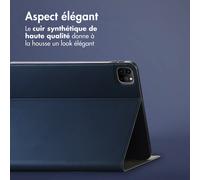 Accezz Coque tablette Classic pour Apple iPad Pro 12.9 (2020/2021/2022) - Bleu foncé