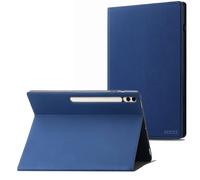 Accezz Coque tablette Classic pour Samsung Galaxy Tab S10 Plus / Tab S9 FE Plus / Tab S9 Plus - Bleu foncé