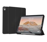 Accezz Coque tablette portefeuille Smart Silicone pour iPad Air 11 pouces (2026) M4 / (2025) M3 / (2024) M2 / Air 5 (2022) / Air 4 (2020) - Noir Noir