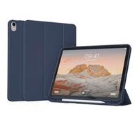 Accezz Coque tablette portefeuille Smart Silicone pour iPad Air 11 pouces (2026) M4 / (2025) M3 / (2024) M2 / Air 5 (2022) / Air 4 (2020) - Bleu foncé Bleu foncé