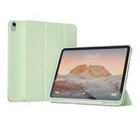 Accezz Accezz Coque tablette portefeuille Smart Silicone iPad Air 11 pouces (2026) M4 / (2025) M3 / (2024) M2 / Air 5 (2022) / Air 4 (2020) Vert clair Vert clair
