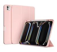 Accezz Coque tablette portefeuille Smart Silicone pour iPad Pro 11 (2025) M5 / (2024) M4 - Rose Rose