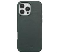 Accezz Couverture arrière Magsafe en cuir vintage pour l'Apple iPhone 16 Pro Max - Smokey Green