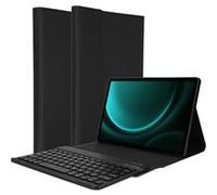 Accezz Étui de tablette Bluetooth Clavier pour Samsung Galaxy Tab S10 FE / S9 FE - QWERTY / NL - Noir Noir