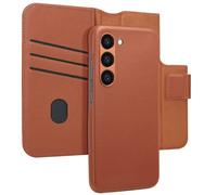 Accezz Étui de télephone portefeuille en cuir 2-en-1 avec MagSafe pour Samsung Galaxy S23 - Sienna Brown