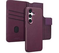 Accezz Étui de téléphone portefeuille en cuir 2-en-1 avec MagSafe pour Samsung Galaxy S25 - Heath Purple