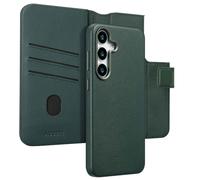 Accezz Étui de téléphone portefeuille en cuir 2-en-1 avec MagSafe pour Samsung Galaxy S25 Plus - Cedar Green