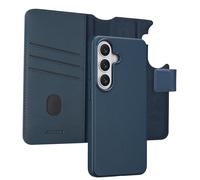 Accezz Étui de télephone portefeuille en cuir 2-en-1 avec MagSafe pour Samsung Galaxy S26 - Nightfall Blue