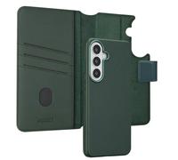 Accezz Étui de télephone portefeuille en cuir 2-en-1 avec MagSafe pour Samsung Galaxy S26 Plus - Cedar Green