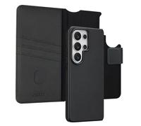 Accezz Étui de télephone portefeuille en cuir 2-en-1 avec MagSafe pour Samsung Galaxy S26 Ultra - Onyx Black