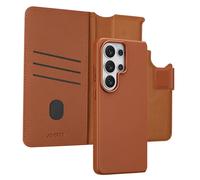 Accezz Étui de télephone portefeuille en cuir 2-en-1 avec MagSafe pour Samsung Galaxy S26 Ultra - Sienna Brown